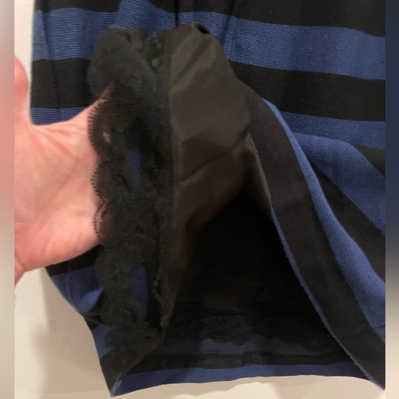 Trina Turk Cissily Navy Blue and Black Striped Dress size 2 - Picture 8 of 13